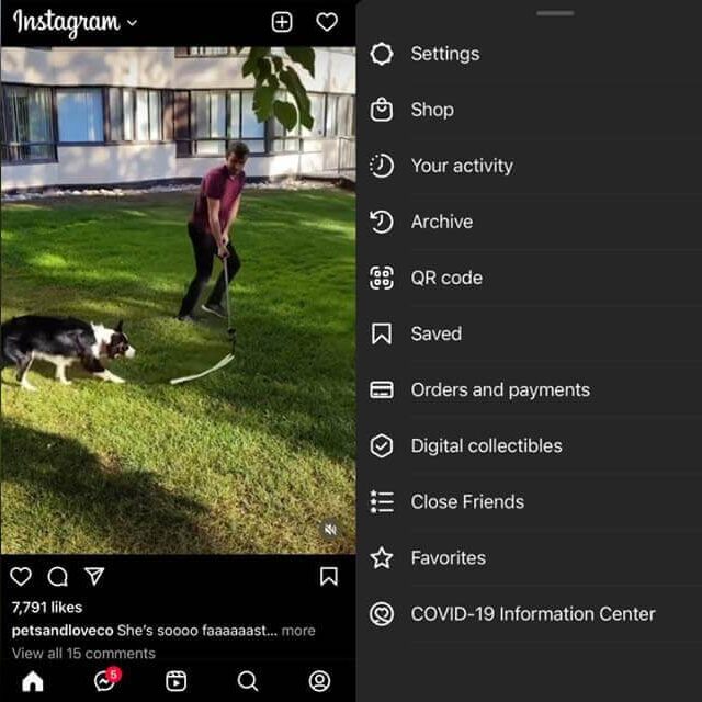 Instagram testa interface sem botão para aba “Loja”