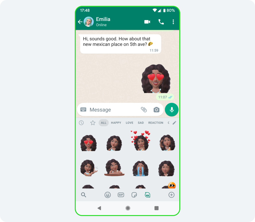 WhatsApp lança avatares 3D para todos os usuários